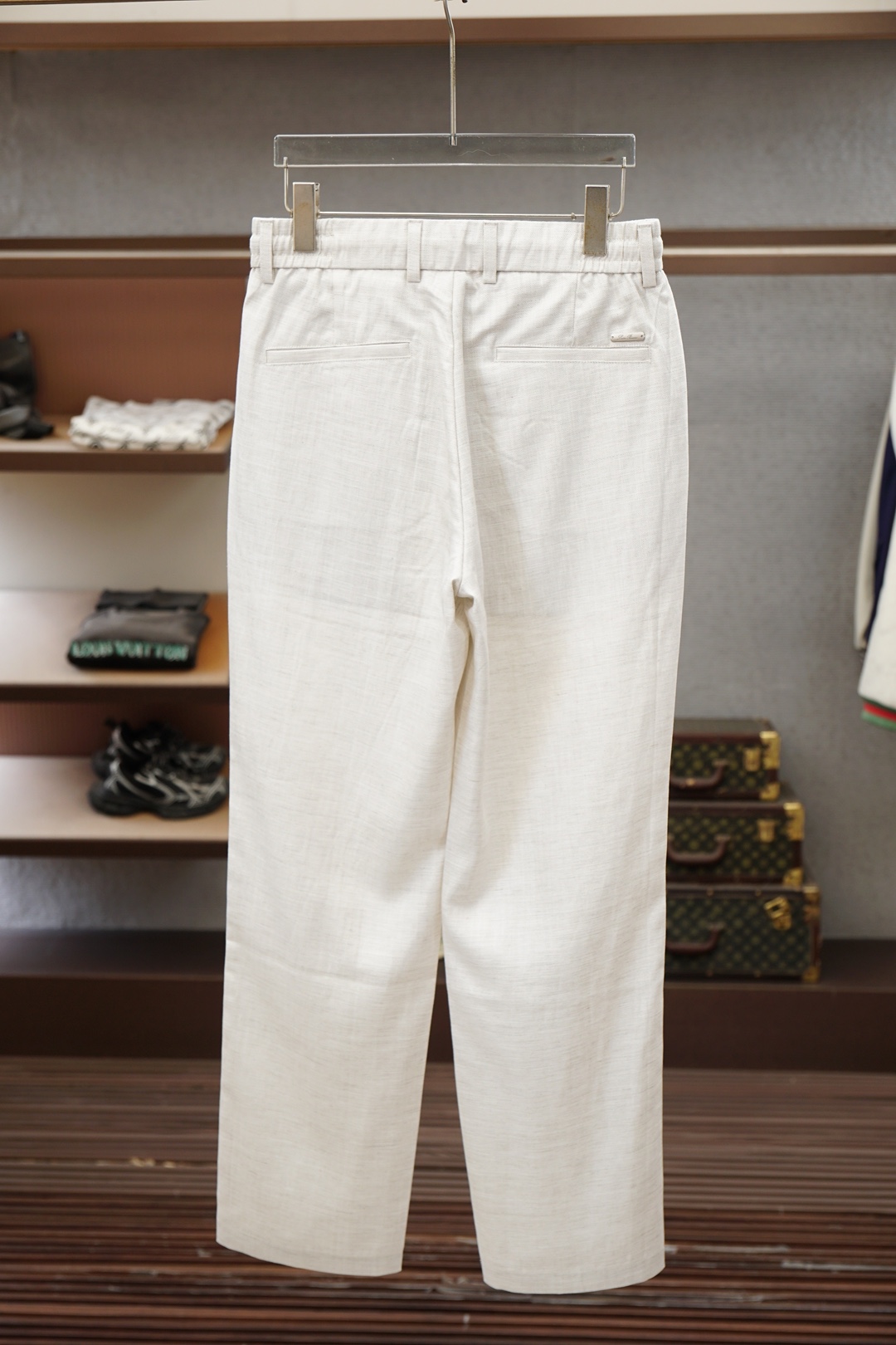 🔥🔥Loro Piana高级轻奢商务系列男士麻裤👖颜色：米白，黑码数：48-50-52-5456