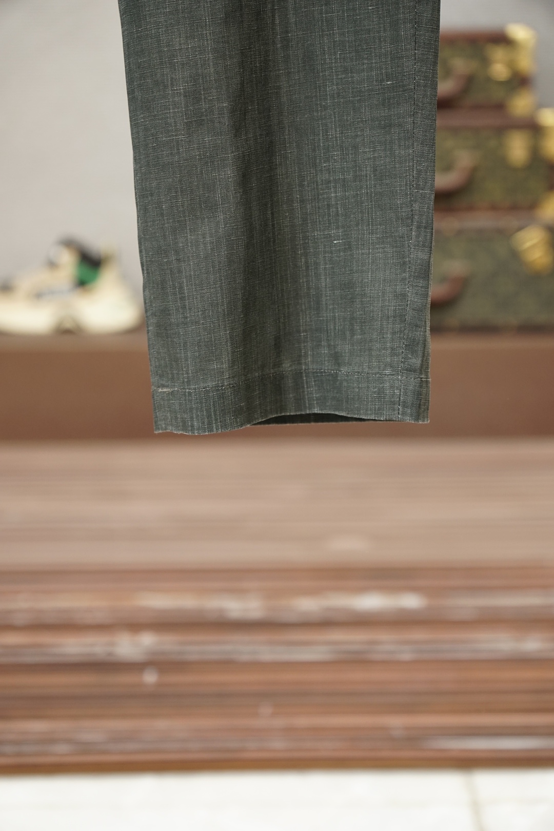 🔥🔥Loro Piana高级轻奢商务系列男士麻裤👖颜色：卡其墨绿，深绿码数：48-50-52-5456
