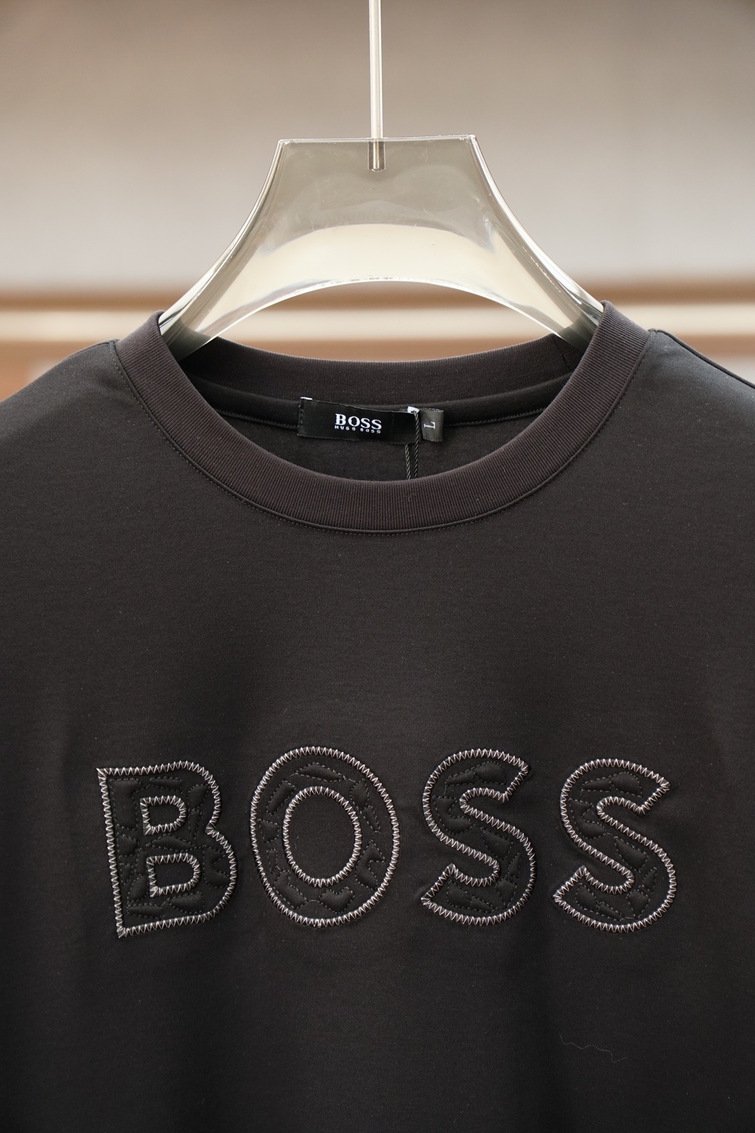 Boss-26SS春夏新品印花圆领短袖T恤，胸前印花Logo设计，🔛🍭🌼🫥经典休闲单品更显精致，极简风格