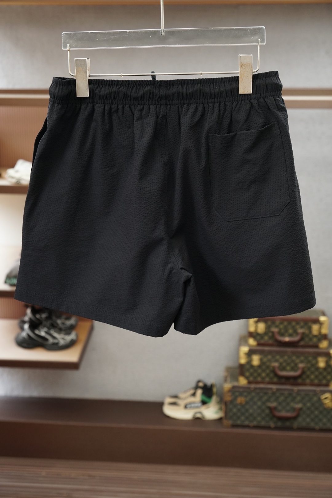阿玛尼男士短裤系列 尼龙超薄面料超舒服  抽绳沙滩裤，内搭有内里，尺码: 48.50.52.54.56.