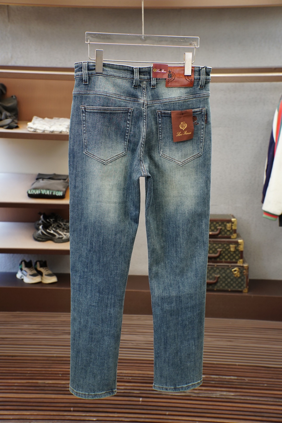 Loro Piana-2026秋冬偏小脚牛仔裤系列新品教父级洗水牛仔裤 🙏🍒🛹➕🌹奢华感ss官网专柜9000大洋新品热销