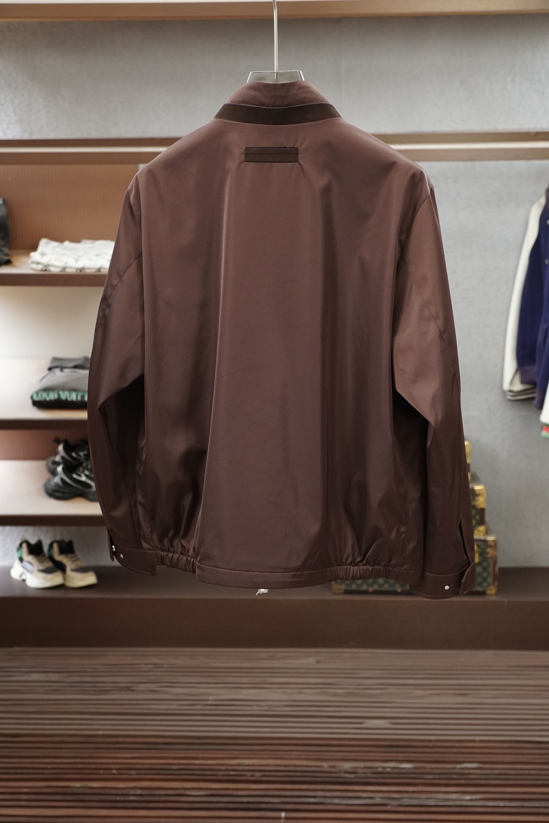 杰尼亚，秋冬新品| 立商务休闲棉服夹克，高端定制系列➕🍆🐭进口桑蚕丝料子舒适柔软轻便锁温不臃肿内里填充薄棉保暖性更强，侧