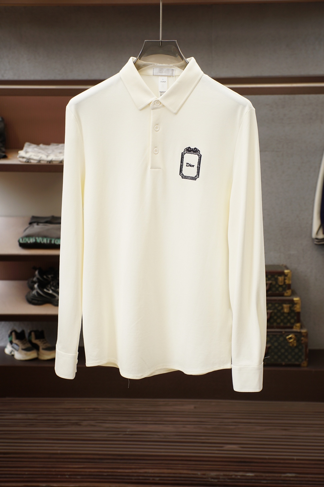 Dior迪奥/2026ss新品上线🔥🔥🔥 经典焕新高端珠地海鸥领Polo衫 面料黑科技，穿出来的舒适奢感，采用双面珠地网