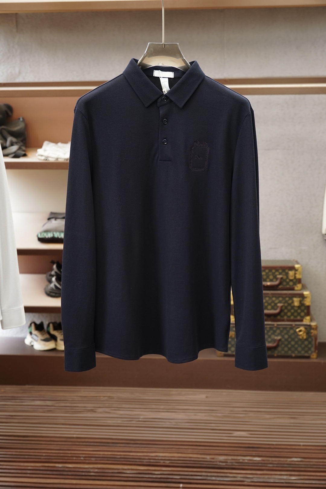 Dior迪奥-2026ss新品上线🔥🔥🔥 经典焕新高端珠地海鸥领Polo衫 面料黑科技，穿出来的舒适奢感，采用双面珠地网