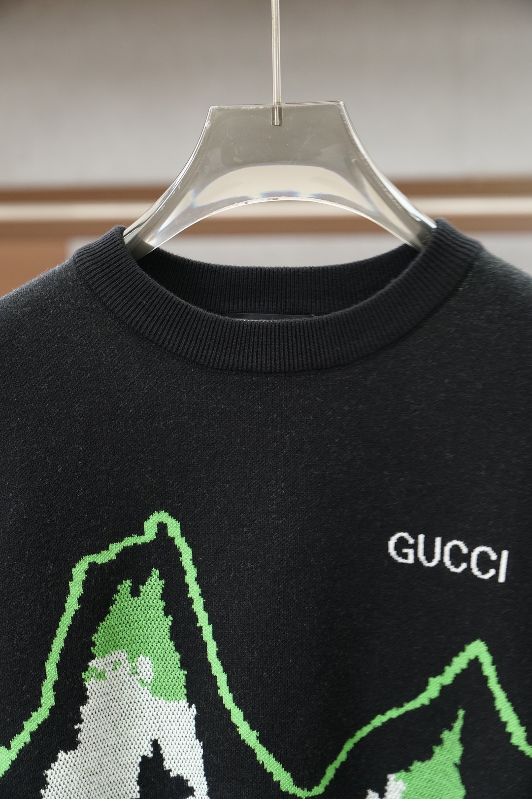 Gucci古奇/2026秋冬新款毛衣！✋💐💐优质超细羊毛不扎可直接贴身穿，官款同款潮爆时尚，休闲圆领款式，日常搭配出街轻