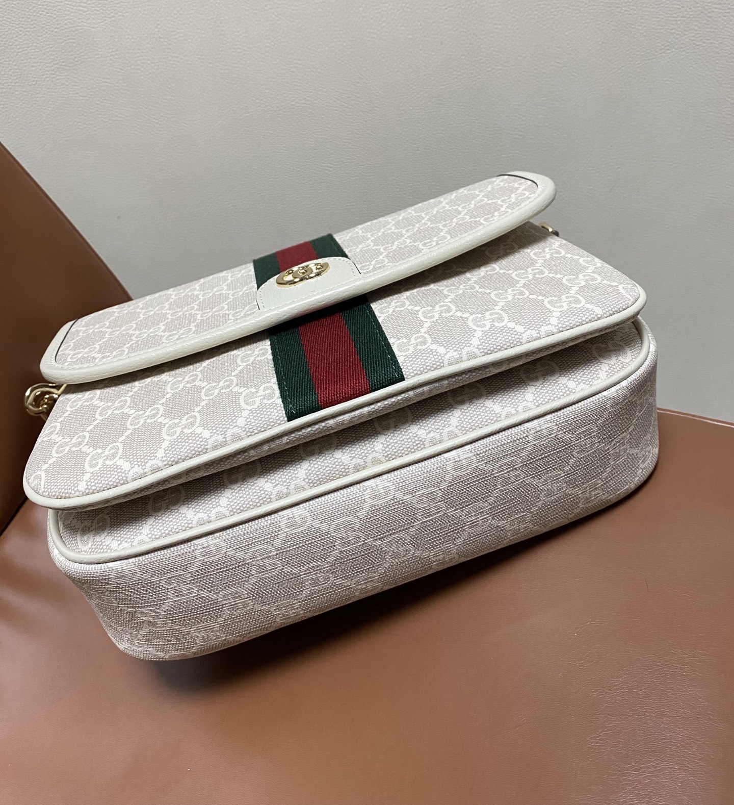 Gucci Ophidia Beige GG Supreme 24cm crossbody everyday