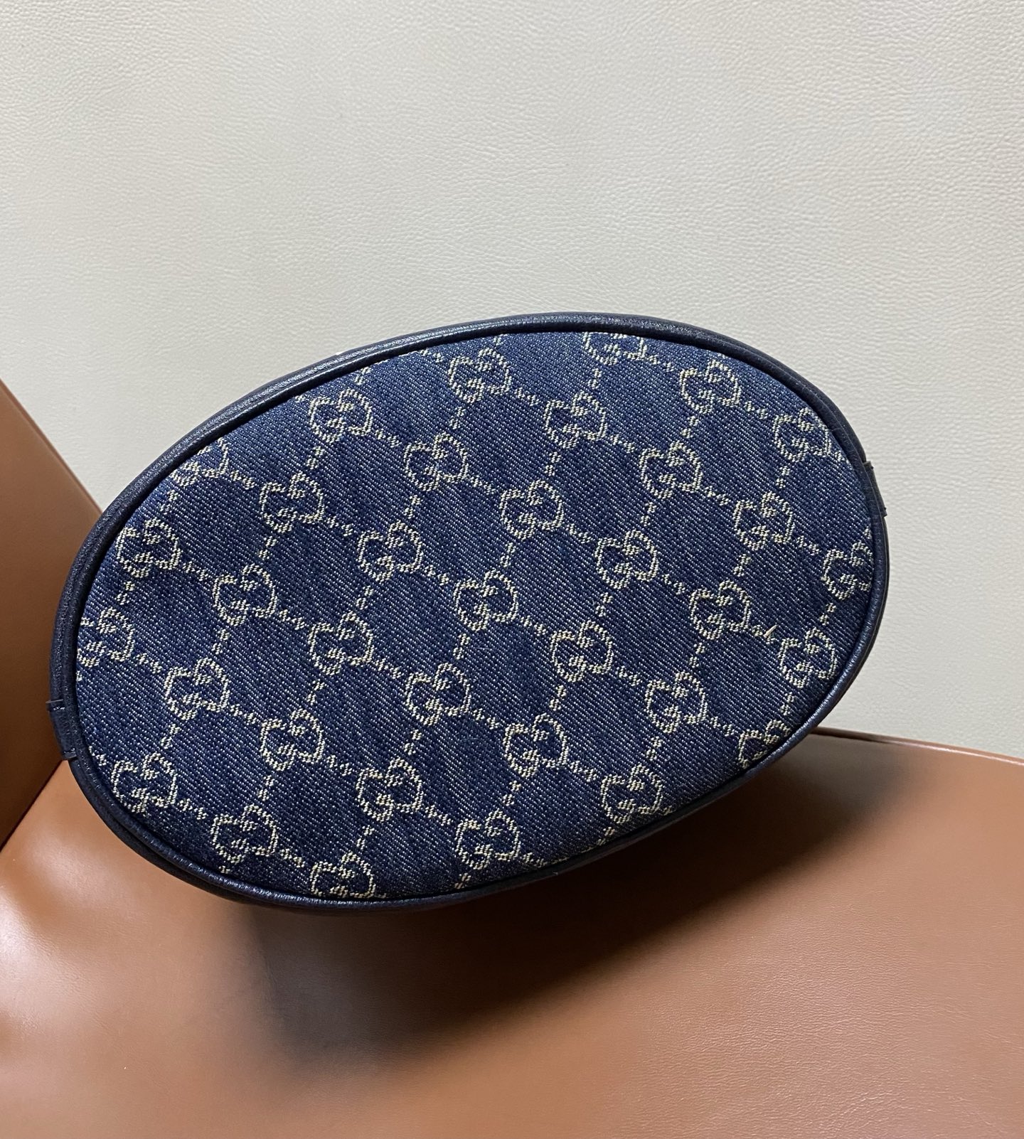 Gucci Venice Blue denim GG 21cm crossbody everyday