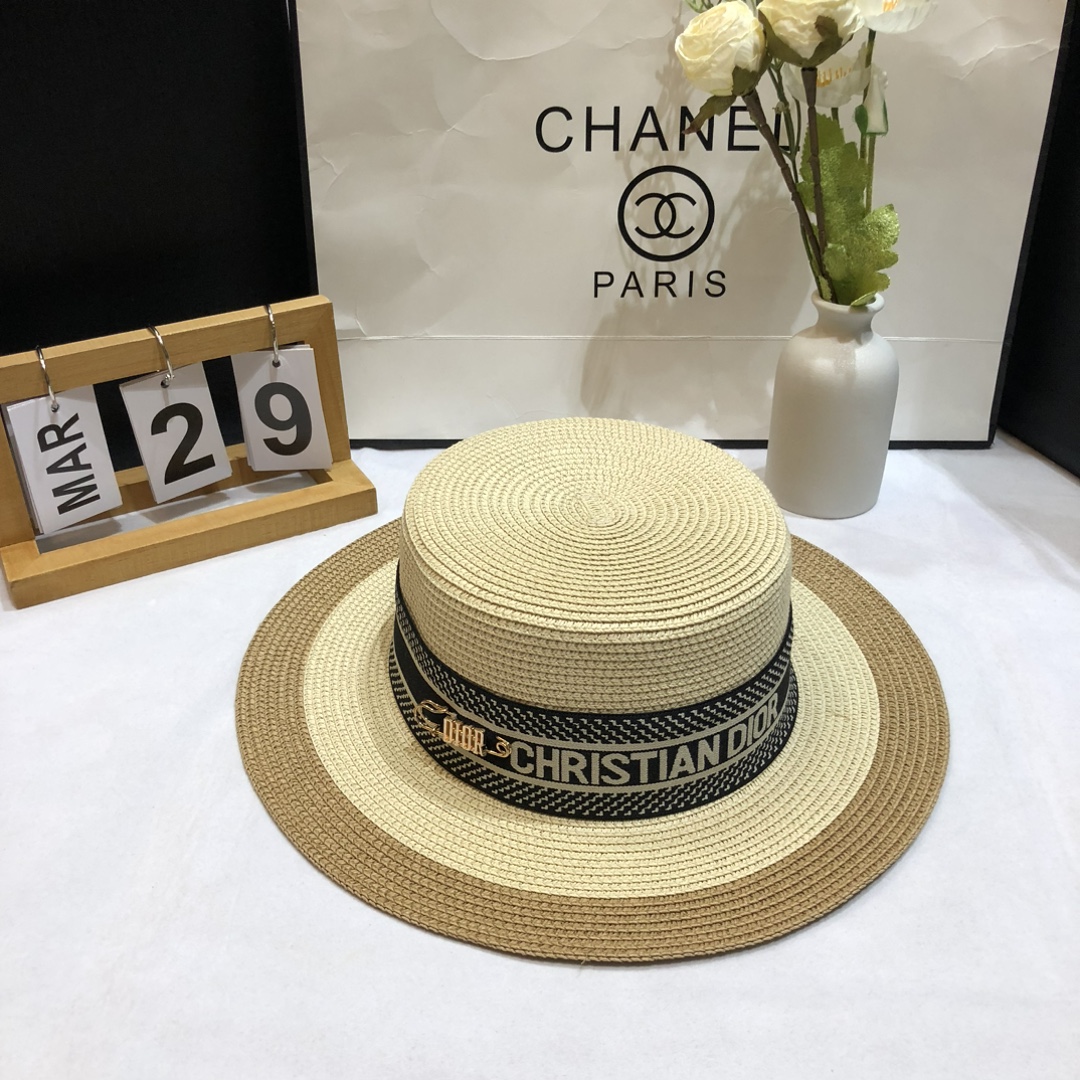 NO:207902,Special offer with dust bag. [DIOR] New color-blocking big-name vacation sunbath hat straw hat, street travel items hat straw hat fisherman hat baseball hat, hat, dior, dior, espadrilles, hats19860909特价配防尘袋.【DIOR迪奥】新款拼色大牌度假遮阳盆帽草帽,出街旅行单品帽子草帽渔夫帽棒球帽,帽子,dior,dior,espadrilles,hats,hat