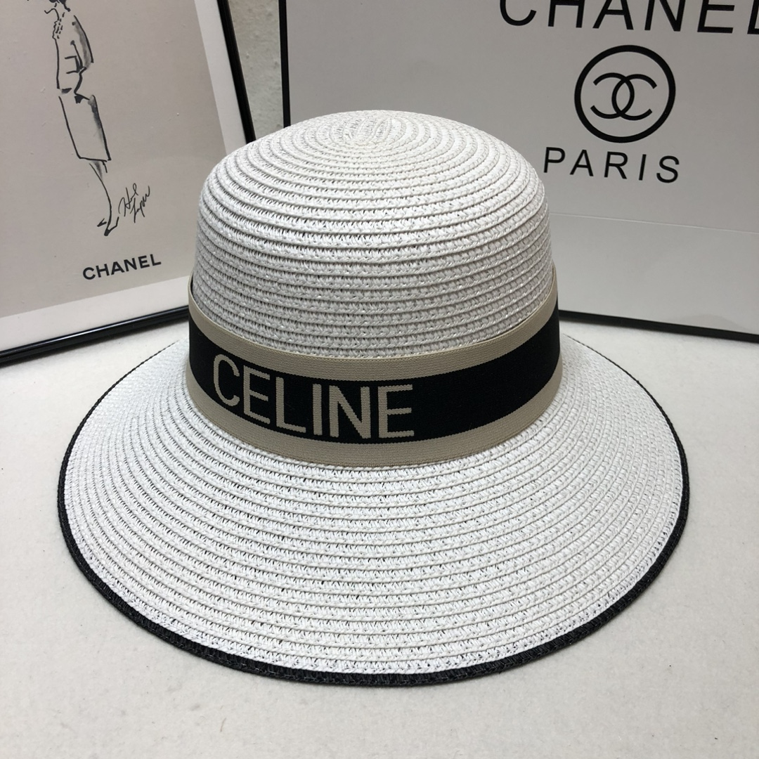 NO:207894,Special offer with dust bag. [CELINE] New webbing style big brand vacation sunbasin hat straw hat, street travel items hat straw hat fisherman hat baseball hat, hat, celine, celine, espadrilles, hats19860909特价配防尘袋.【CELINE赛琳】新款织带款大牌度假遮阳盆帽草帽,出街旅行单品帽子草帽渔夫帽棒球帽,帽子,celine,celine,espadrilles,hats,hat