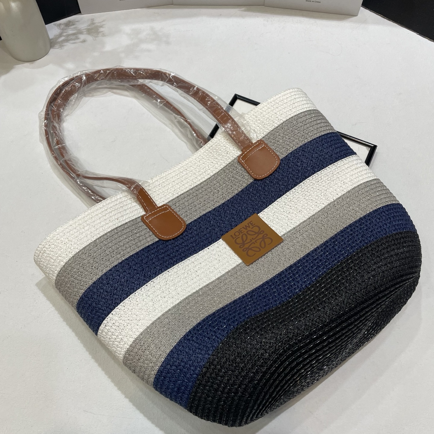 [Loewe Hats]Loewe Luo Yiwei straw hat bag set 2025 spring and summer new style