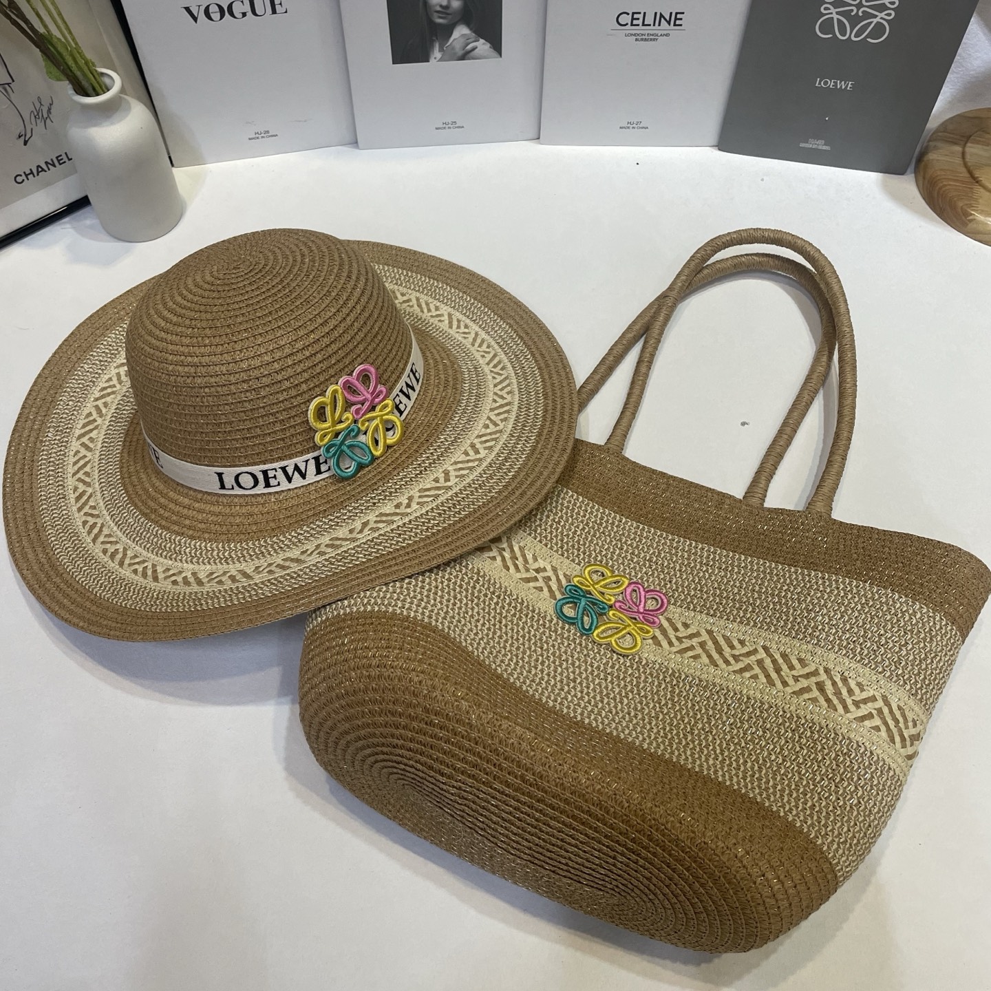 Loewe 包沙滩 大沿帽套装 ‼ ‼