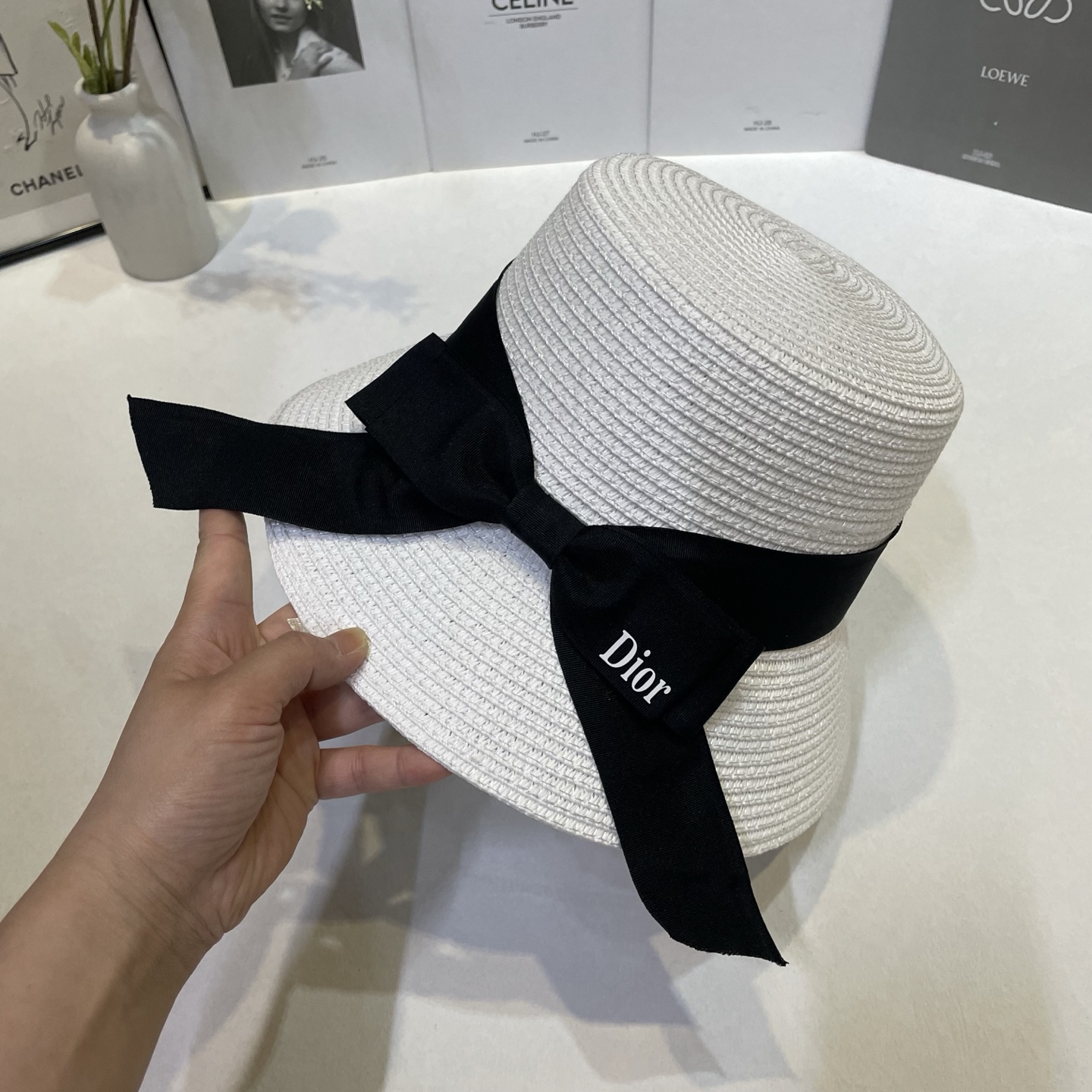 Dior 新款草帽 出游 遮阳神器