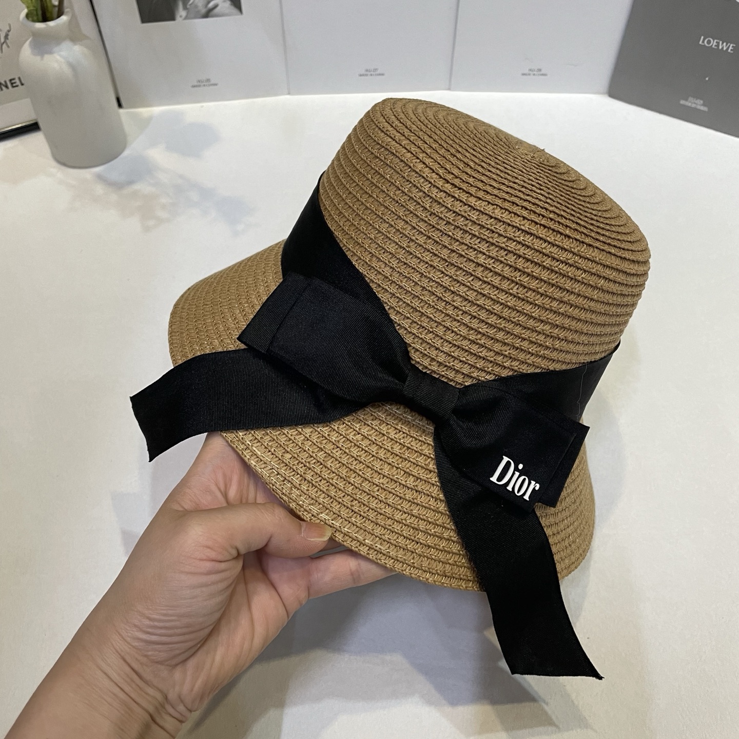 Dior 新款草帽 出游 遮阳神器