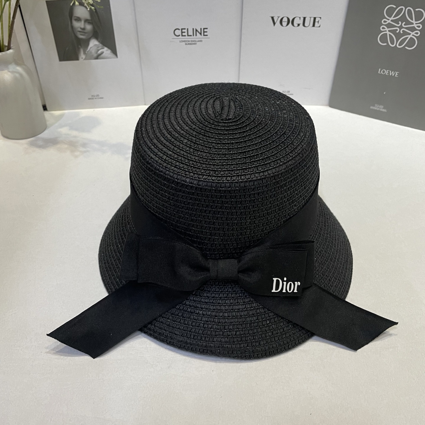 Dior 新款草帽 出游 遮阳神器