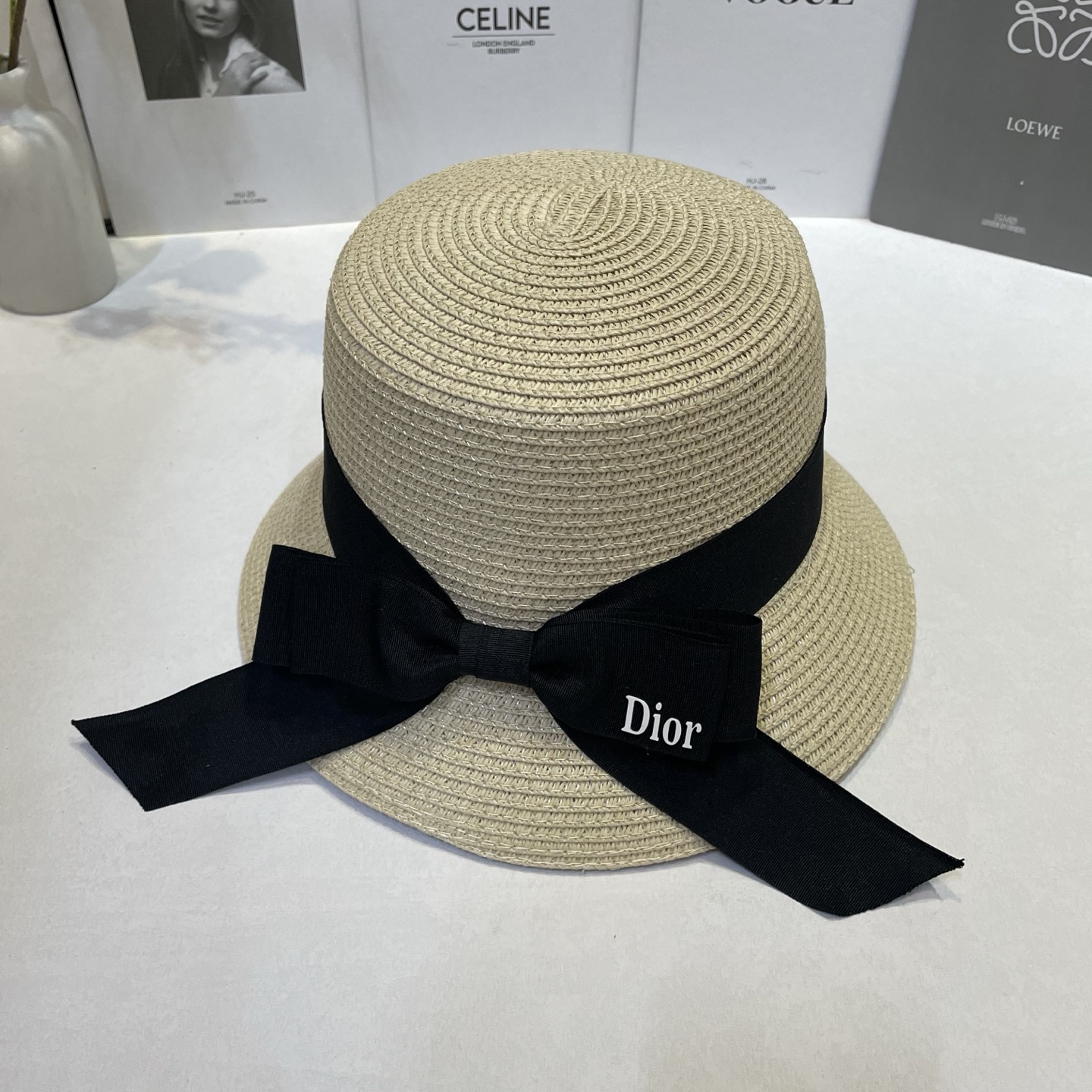 Dior 新款草帽 出游 遮阳神器