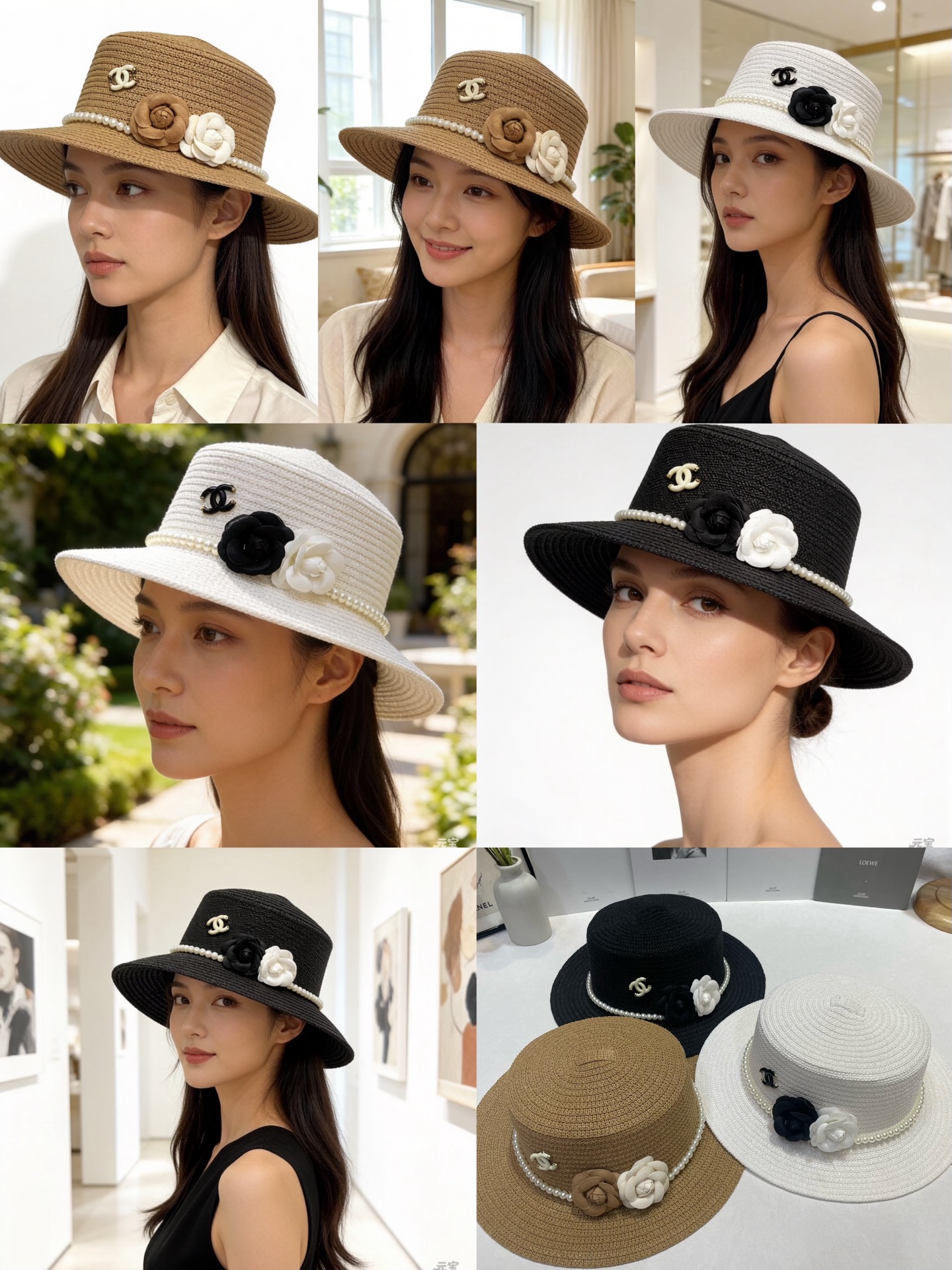 NO:897067,Special price with dust bag. [CHANEL Chanel] 2026 new small fragrant style densely woven flat top basin hat, straw hat, sun protection and easy to match, street travel hat straw hat fisherman hat baseball cap, hat, chanel, chanel, espadrilles, hats19860909特价配防尘袋.【CHANEL香奈儿】2026新款小香风密织平顶盆帽草帽,遮阳又好搭,出街旅行单品帽子草帽渔夫帽棒球帽,帽子,chanel,chanel,espadrilles,hats,hat