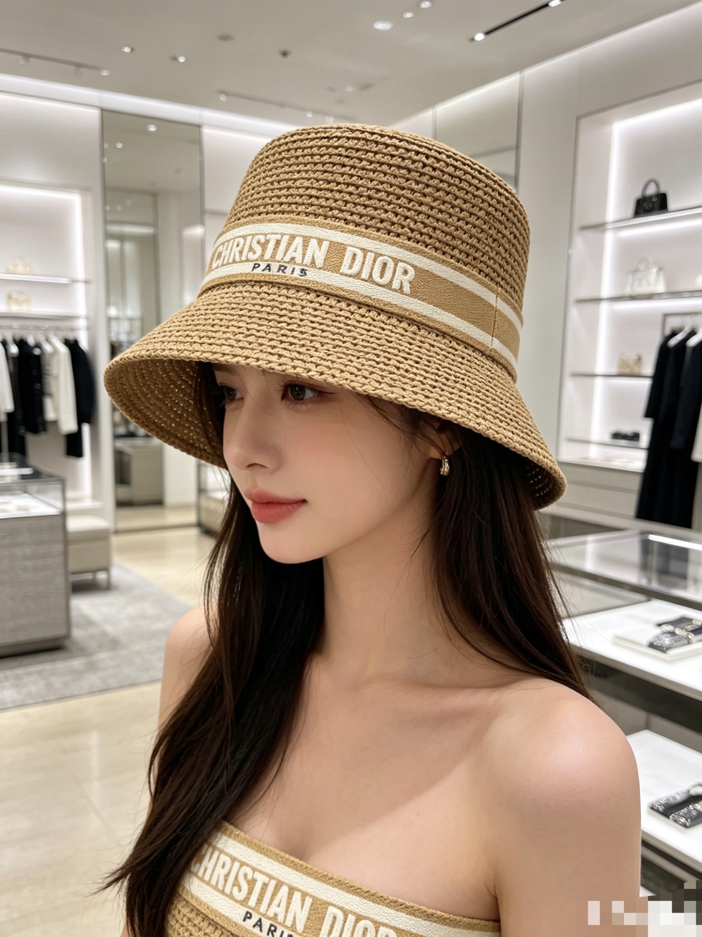 NO:897054,Special price with dust bag. [DIOR Dior] 2026 new webbing densely woven flat-top basin hat, straw hat, sunshade and easy to match, outdoor travel item hat straw hat fisherman hat baseball cap, hat, dior, dior, espadrilles, hats19860909特价配防尘袋.【DIOR迪奥】2026新款织带密织平顶盆帽草帽,遮阳又好搭,出街旅行单品帽子草帽渔夫帽棒球帽,帽子,dior,dior,espadrilles,hats,hat