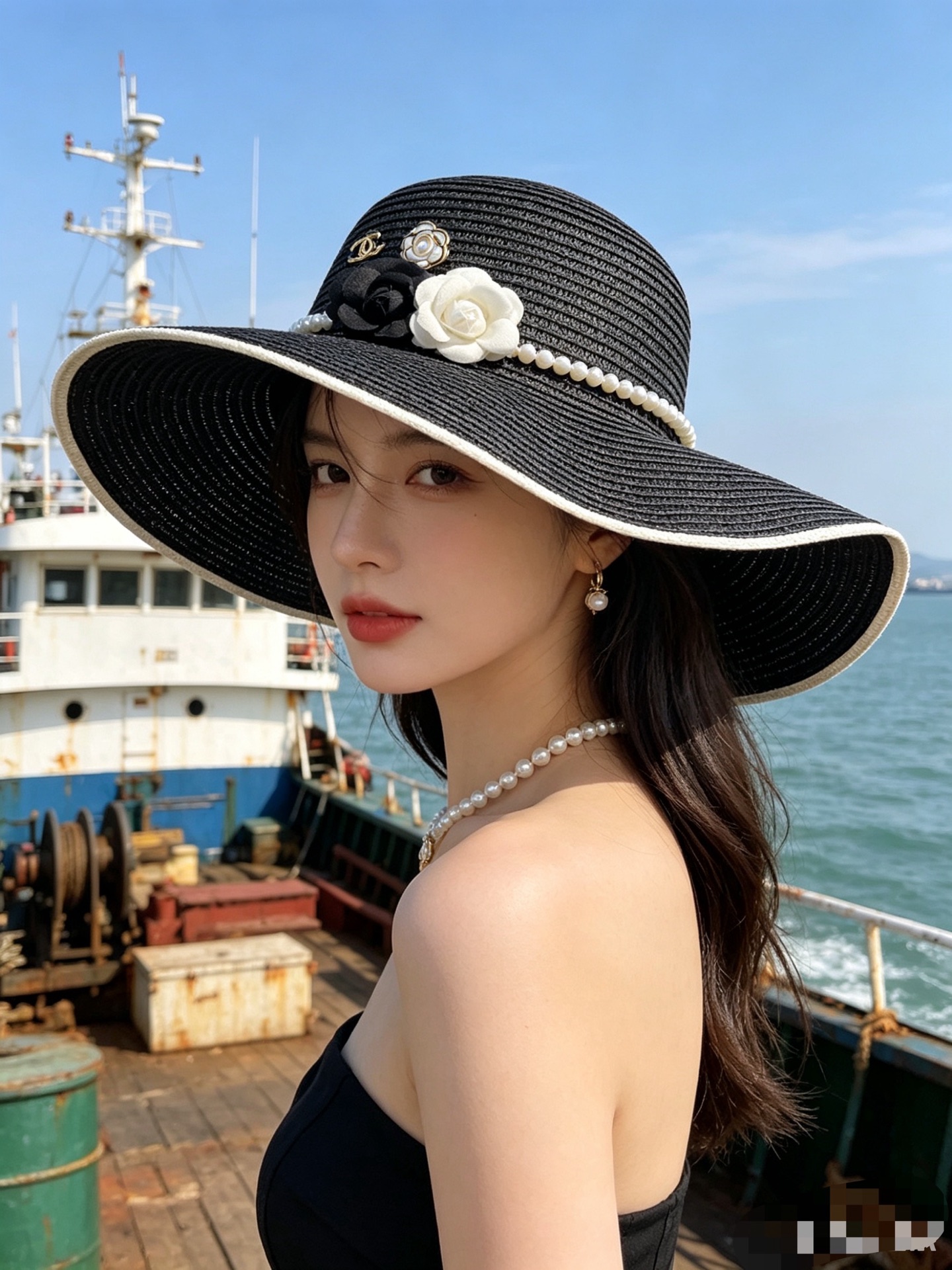 NO:897170,Special price with dust bag. [CHANEL Chanel] 2026 new small fragrant style densely woven large-brimmed basin hat, straw hat, sun protection and easy to match, street travel hat straw hat fisherman hat baseball cap, hat, chanel, chanel, espadrilles, hats19860909特价配防尘袋.【CHANEL香奈儿】2026新款小香风密织大沿盆帽草帽,遮阳又好搭,出街旅行单品帽子草帽渔夫帽棒球帽,帽子,chanel,chanel,espadrilles,hats,hat