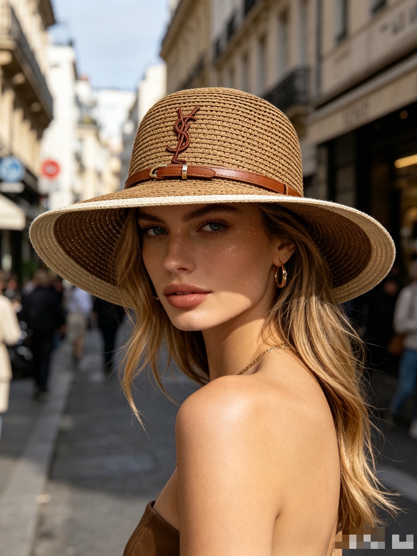 NO:897152,Special price with dust bag. [YSL Saint Laurent] 2026 new color-blocked densely woven large-brimmed straw hat, sunshade and easy to match, a single item for street travel, straw hat, fisherman hat, baseball cap, hat, saint laurent, saint laurent, espadrilles, hats19860909特价配防尘袋.【YSL圣罗兰】2026新款拼色密织大沿盆帽草帽,遮阳又好搭,出街旅行单品帽子草帽渔夫帽棒球帽,帽子,saint laurent,saint laurent,espadrilles,hats,hat
