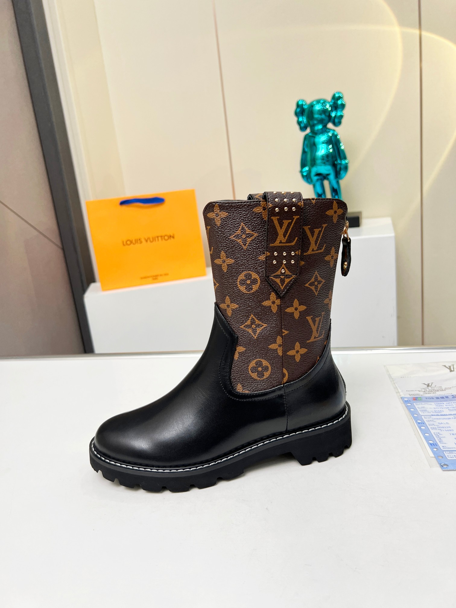 Louis Vuitton Goed
 Laarzen Martin Schoenen Kalfsleer Koeienhuid Schapenvacht