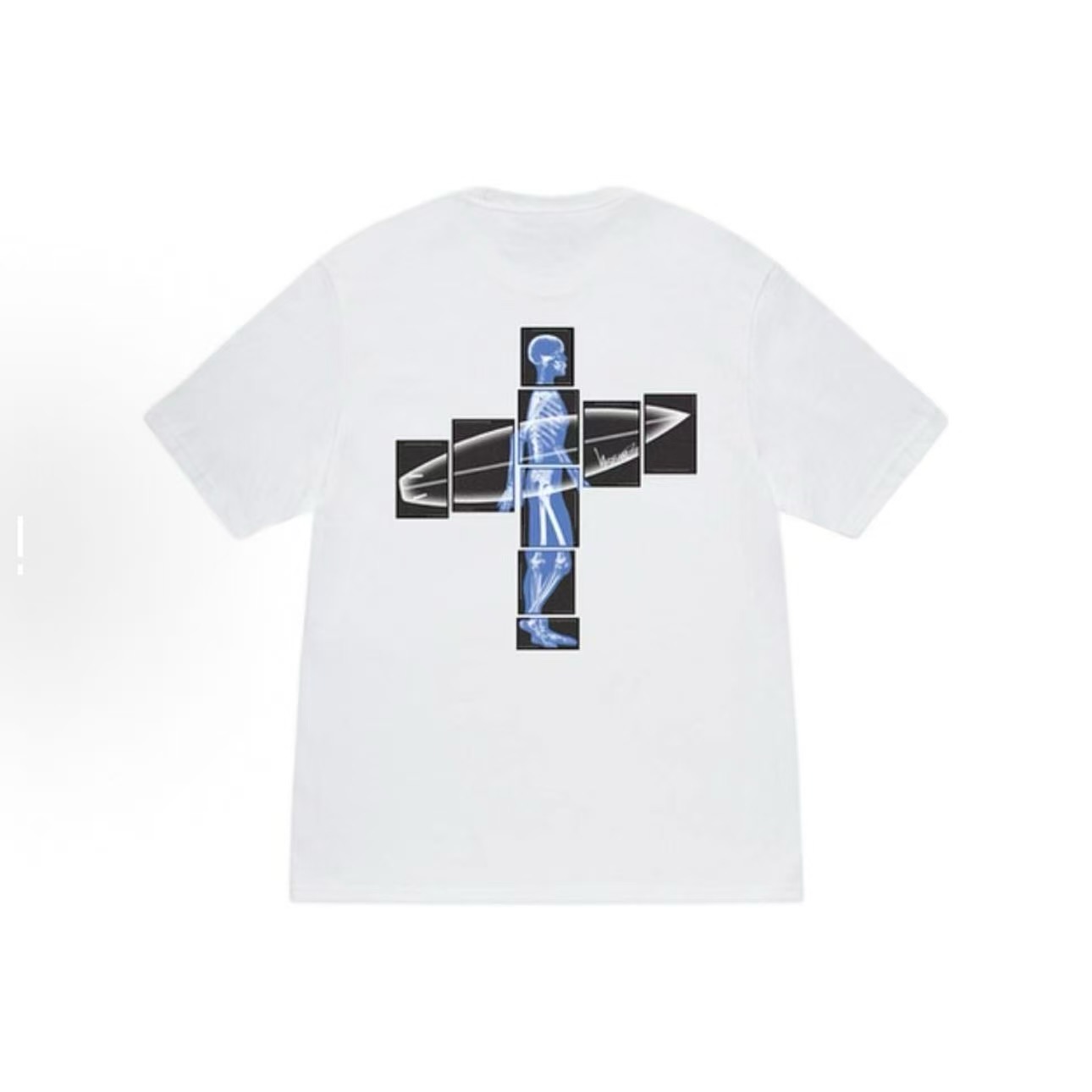 P40 STUSSY SS26 Camiseta de manga corta con estampado de cruz, unisex, 230g de algodón puro, versión correcta…