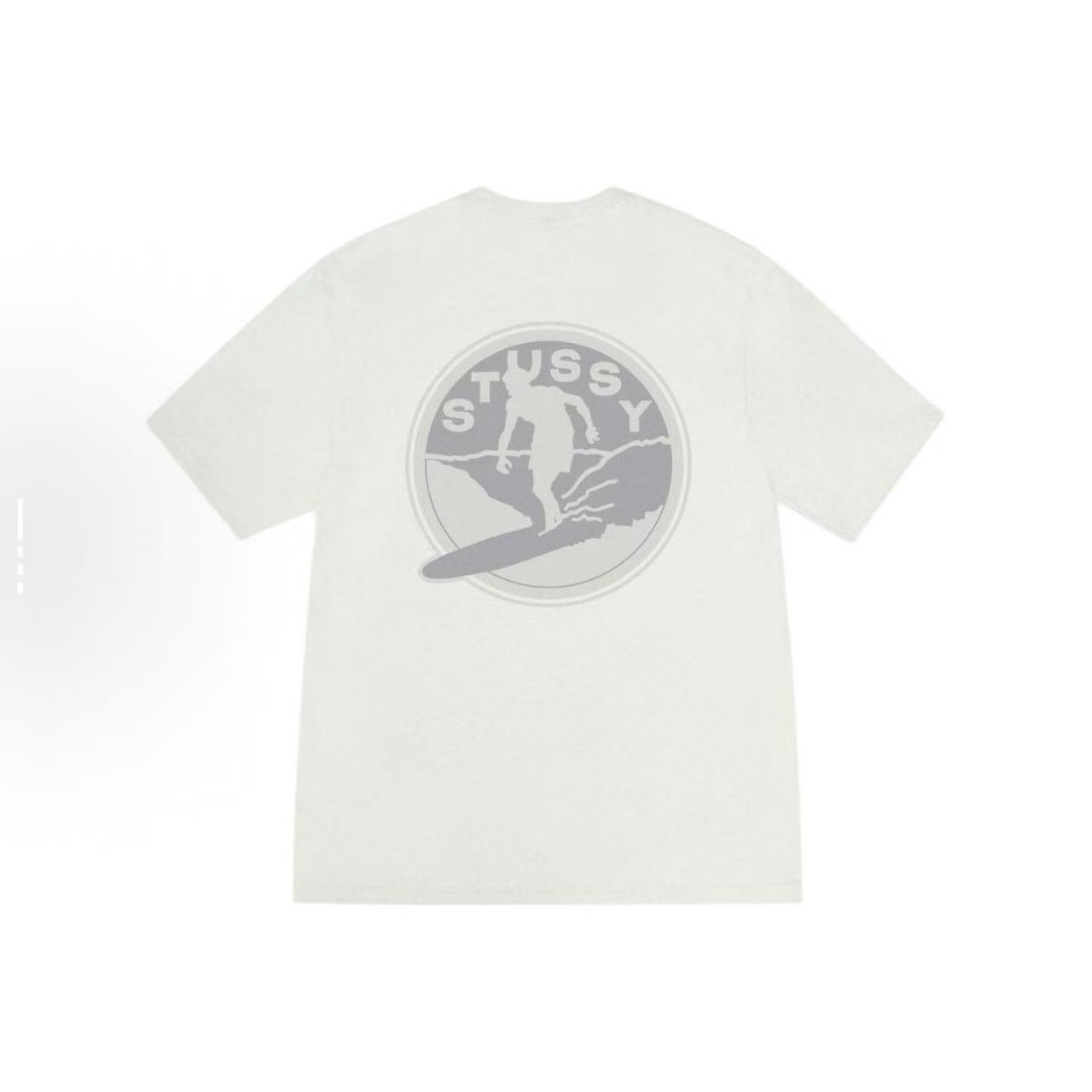 P40 STUSSY SS26 Camiseta de manga corta con estampado de surf, unisex, 230g de algodón puro, versión correcta idéntica …