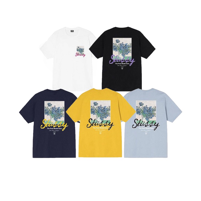 P40 STUSSY Stussy SS25 letras estampadas camiseta de manga corta unisex 230g algodón puro versión correcta ig…