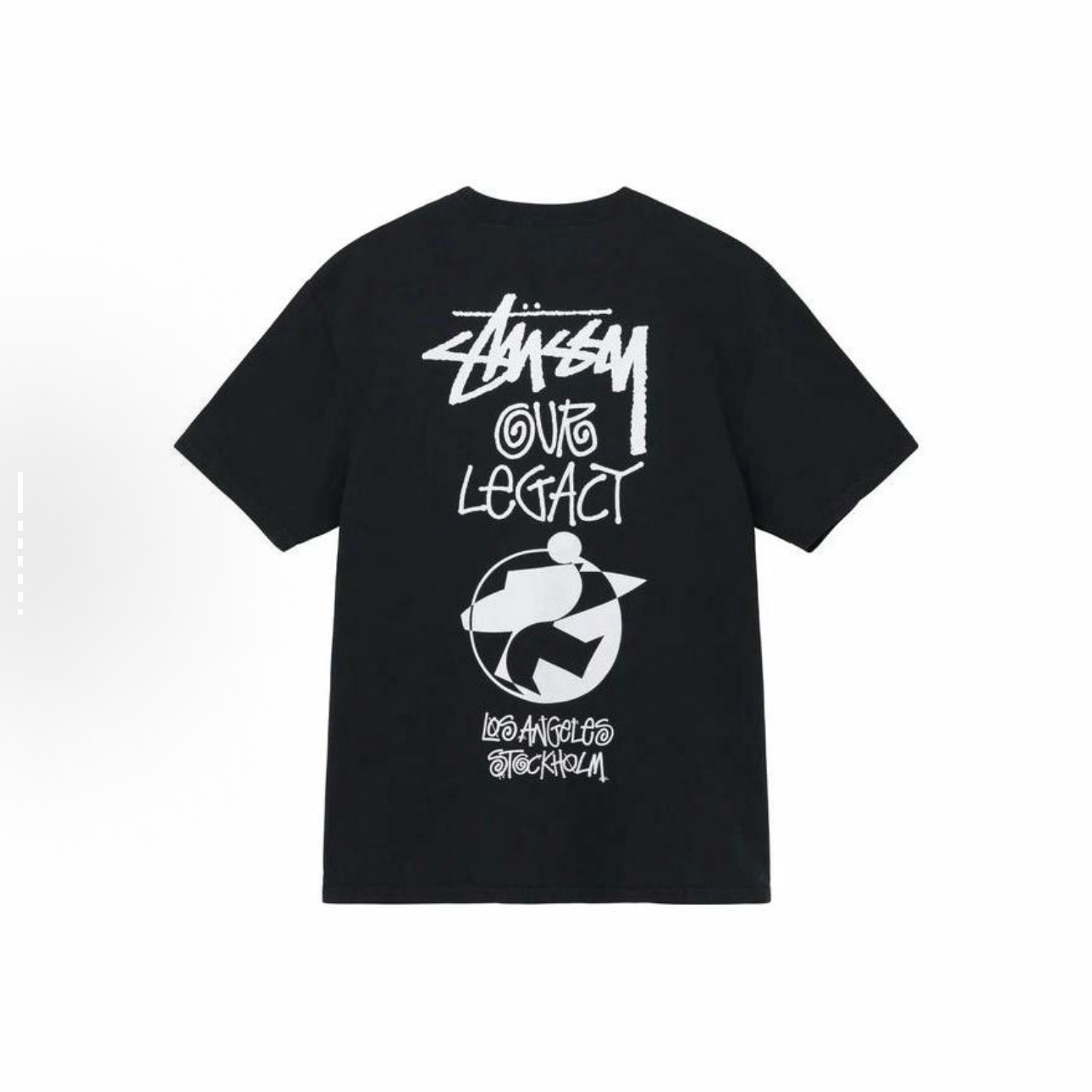 P40 STUSSY Stussy SS25 Cat Print Short Sleeve T-shirt Unisex 230g Cotton. Correct version same as authentic. Different …