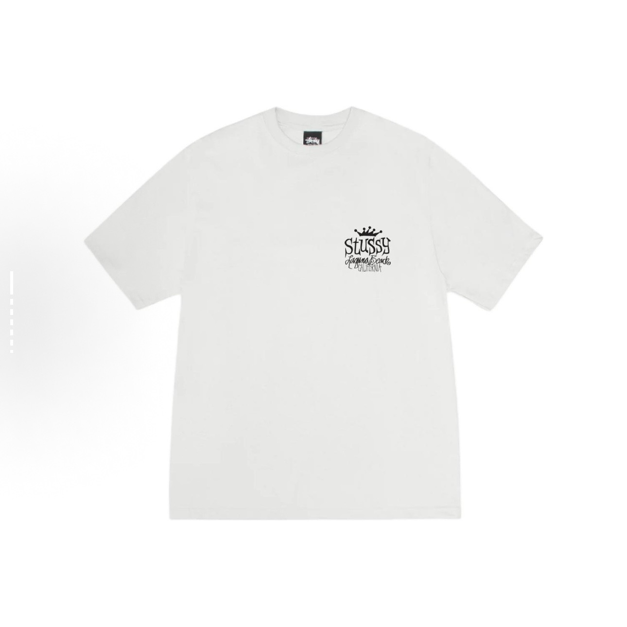P40 STUSSY SS25 Camiseta de manga corta unisex con estampado de villa junto al mar 230g algodón puro versión correcta i…