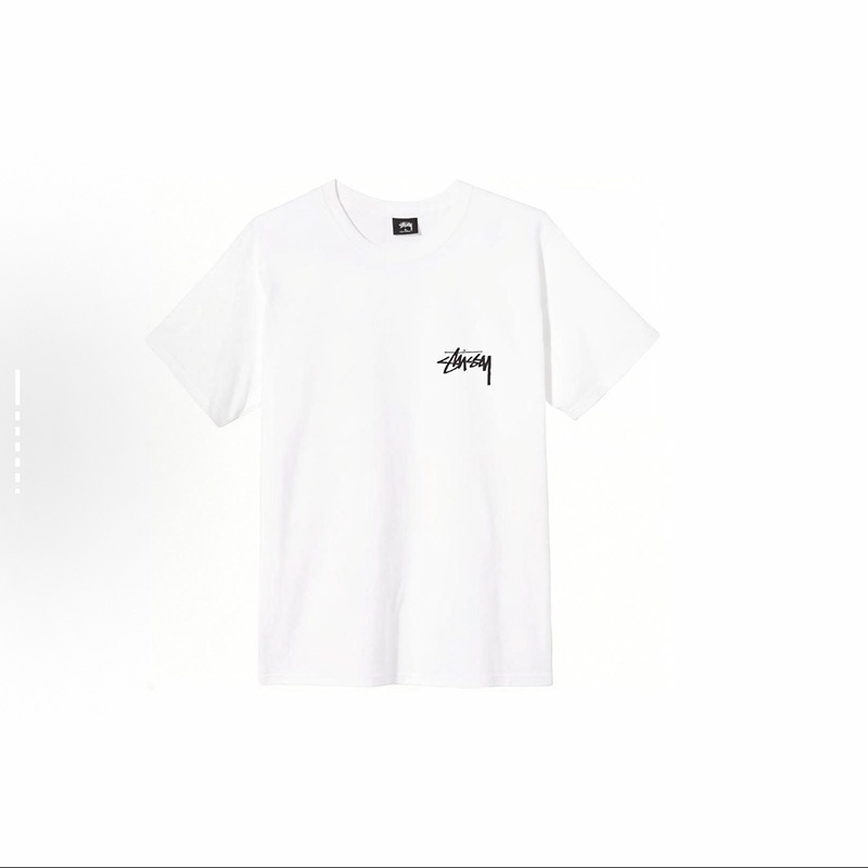 P40 STUSSY SS25 Camiseta de manga corta con estampado de ojo, unisex, 230g de algodón puro, versión correcta …