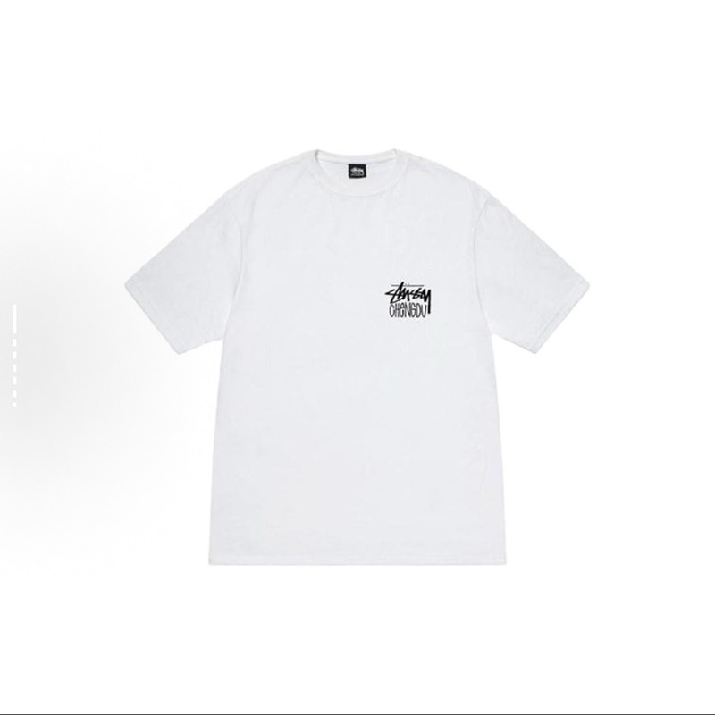 P40 STUSSY斯图西 SS25 印花短袖t恤男女同款 230克纯棉 正确版本与正品相同。区别市场通货。 颜色：黑色 白色 尺码：S -XXL