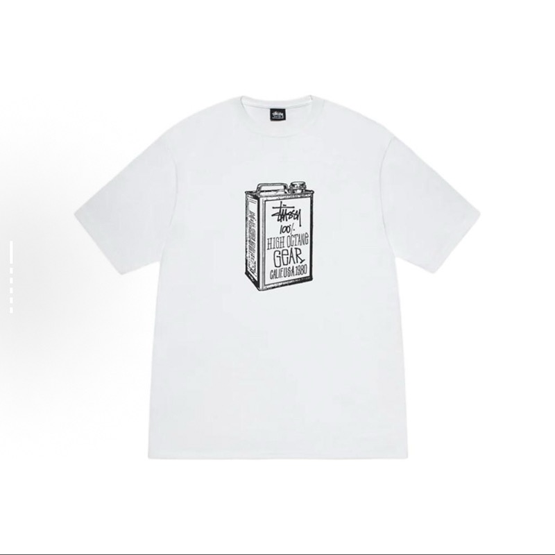 P40 STUSSY SS25 camiseta de manga corta unisex con estampado de burbujas después 230g algodón puro versión correcta igu…