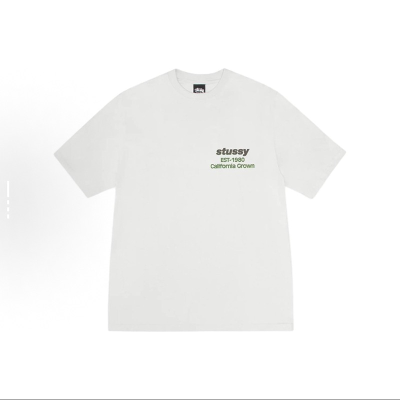 P40 STUSSY SS25 camiseta de manga corta unisex con estampado de letras degradadas 230g algodón puro versión correcta ig…