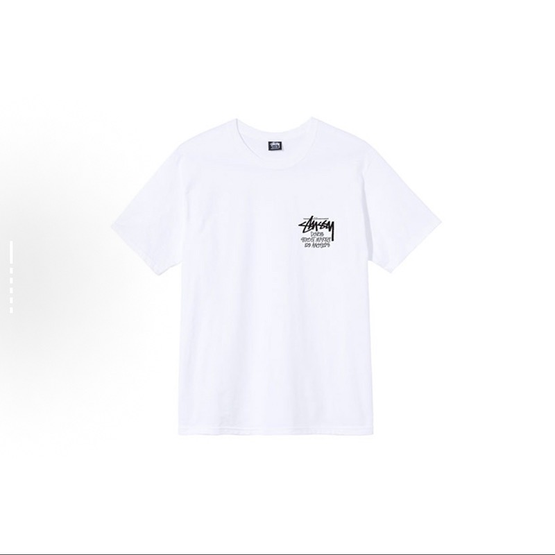 P40 STUSSY SS25 Camiseta de manga corta con estampado de edición limitada DSM de Los Ángeles para hombre y mu…