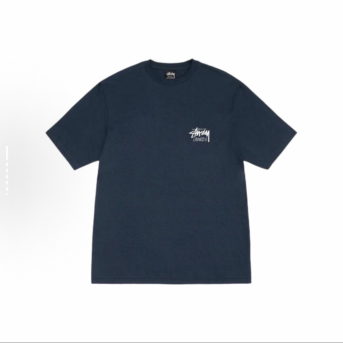 P40 STUSSY SS25 Camiseta de manga corta con estampado de edición limitada DSM para hombre y mujer, 230 gramos de algodó…