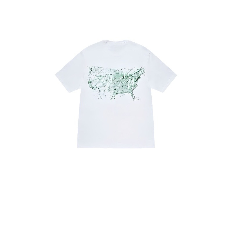 P40 STUSSY Stussy SS25 salpicadura de tinta cielo estrellado estampado camiseta de manga corta unisex 230g al…