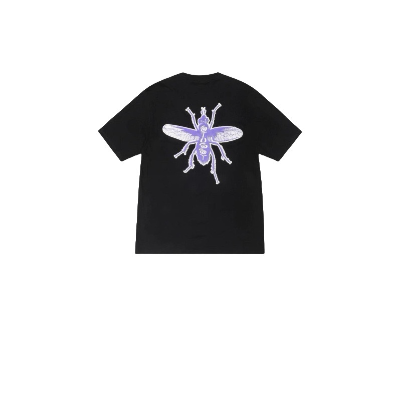 P40 STUSSY Stussy SS25 teléfono estampado camiseta de manga corta unisex 230g algodón puro versión correcta i…