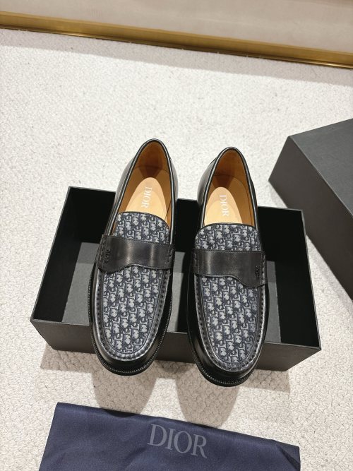 Dior Men's Premium Leather Loafers - Top Quality & Classic Style 1 Dior Men's Premium Leather Loafers - Top Quality & Classic Style