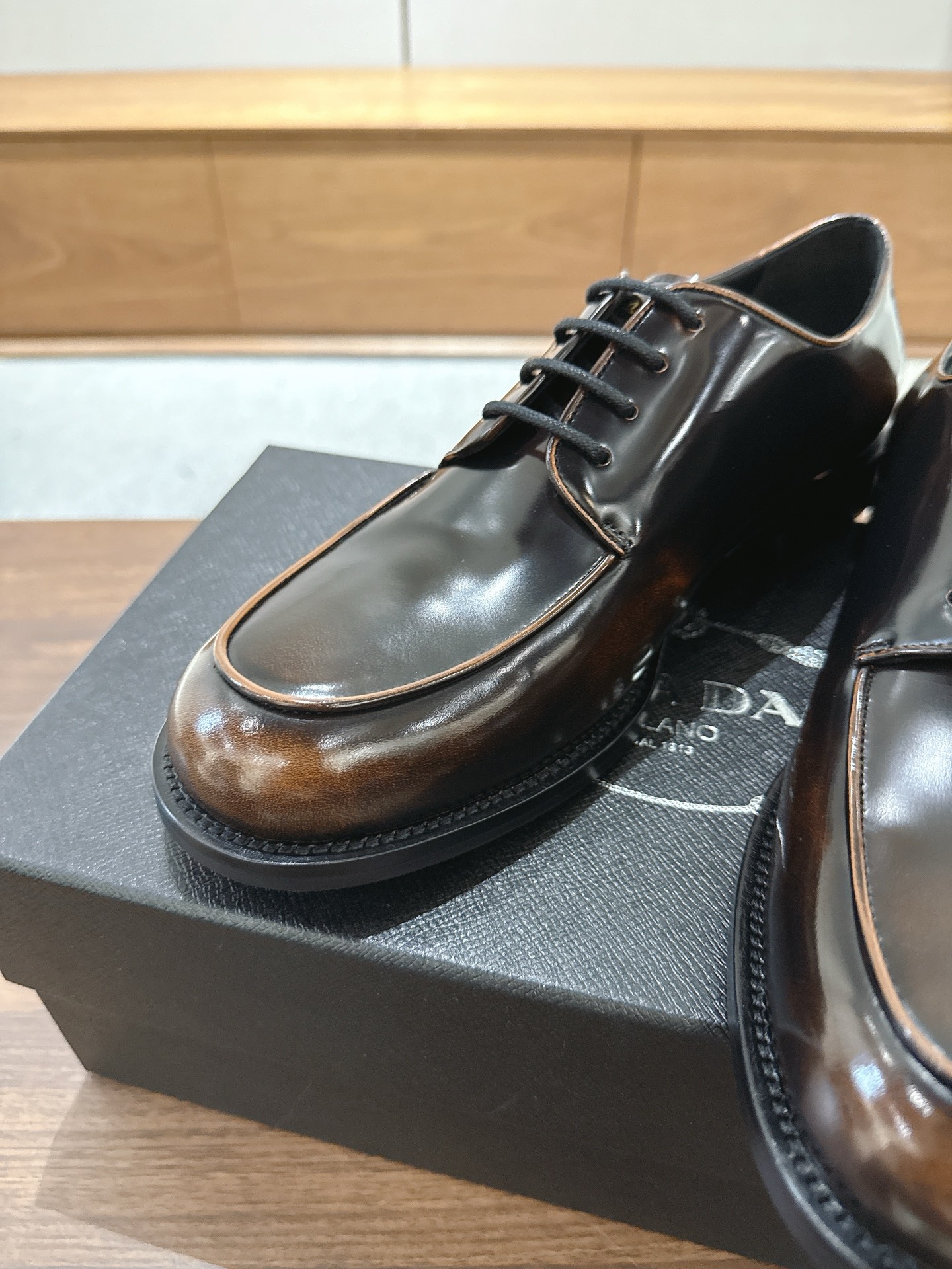 Prada Men's Leather Oxford Shoes - Premium Quality & Classic Design 8 i1753044860638 6349 0 5