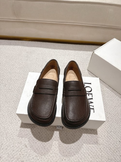 Loewe Men's Leather Loafers - Premium Quality, Durable and Stylish Shoes
