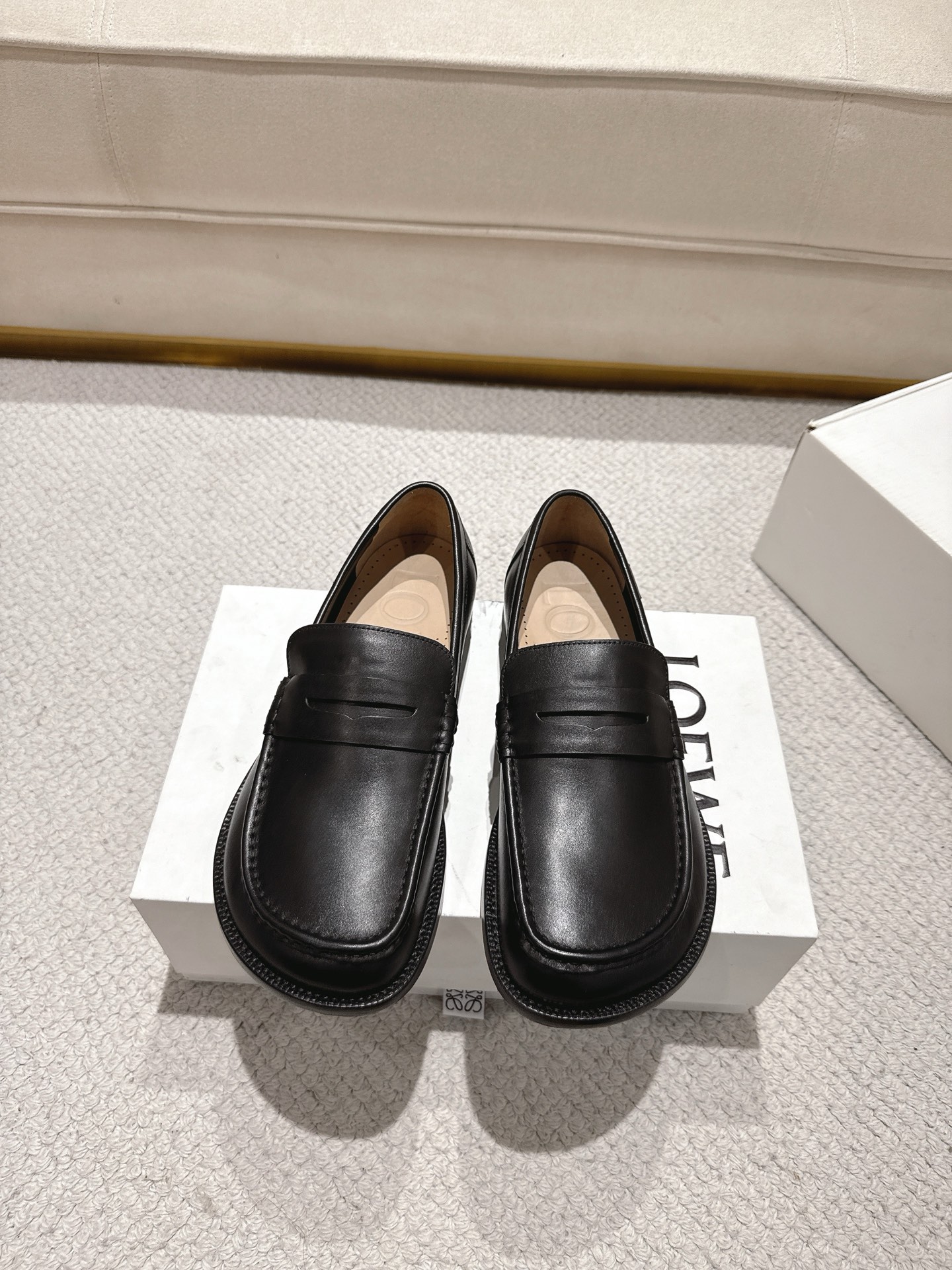 Loewe Leren Loafers voor Heren - Tijdloze Elegantie en Comfort
