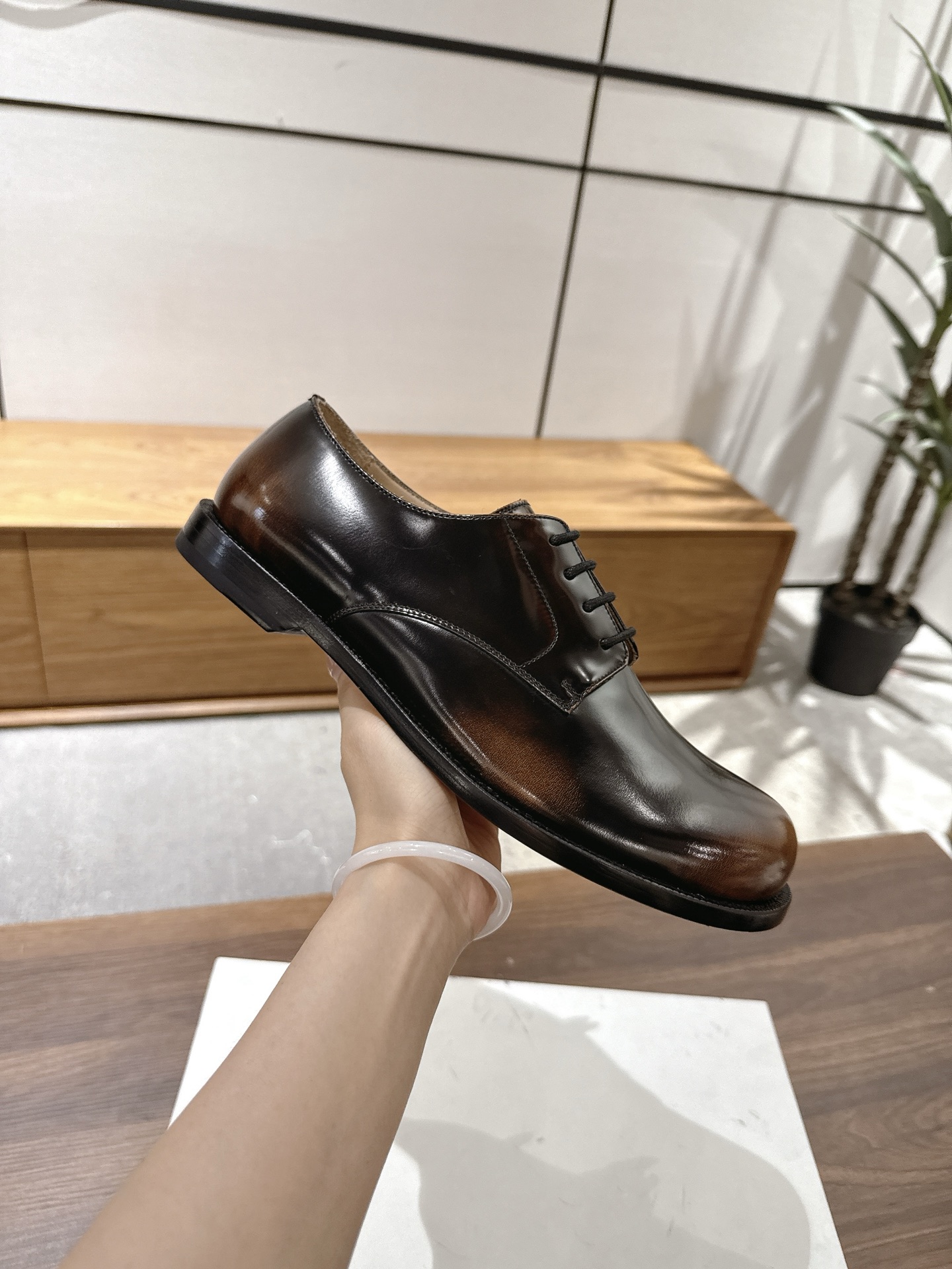 Loewe Premium Leather Oxford Shoes - Stylish & Comfortable Men's Footwear 6 i1754776769857 2519 0 4