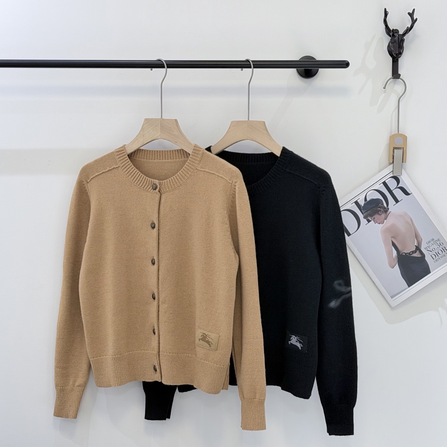 Burberry Button Knit Cardigan