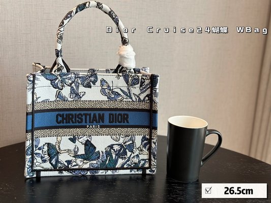 Dior Handbags Tote Bags Embroidery Spring Collection