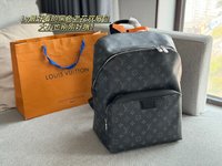 Louis Vuitton Bags Backpack Black PVC