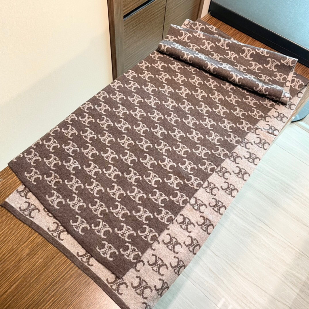 Stylish Celine Bouquet Knitted Scarf: Advanced, Atmospheric, and Acceptable Design - 图片 6