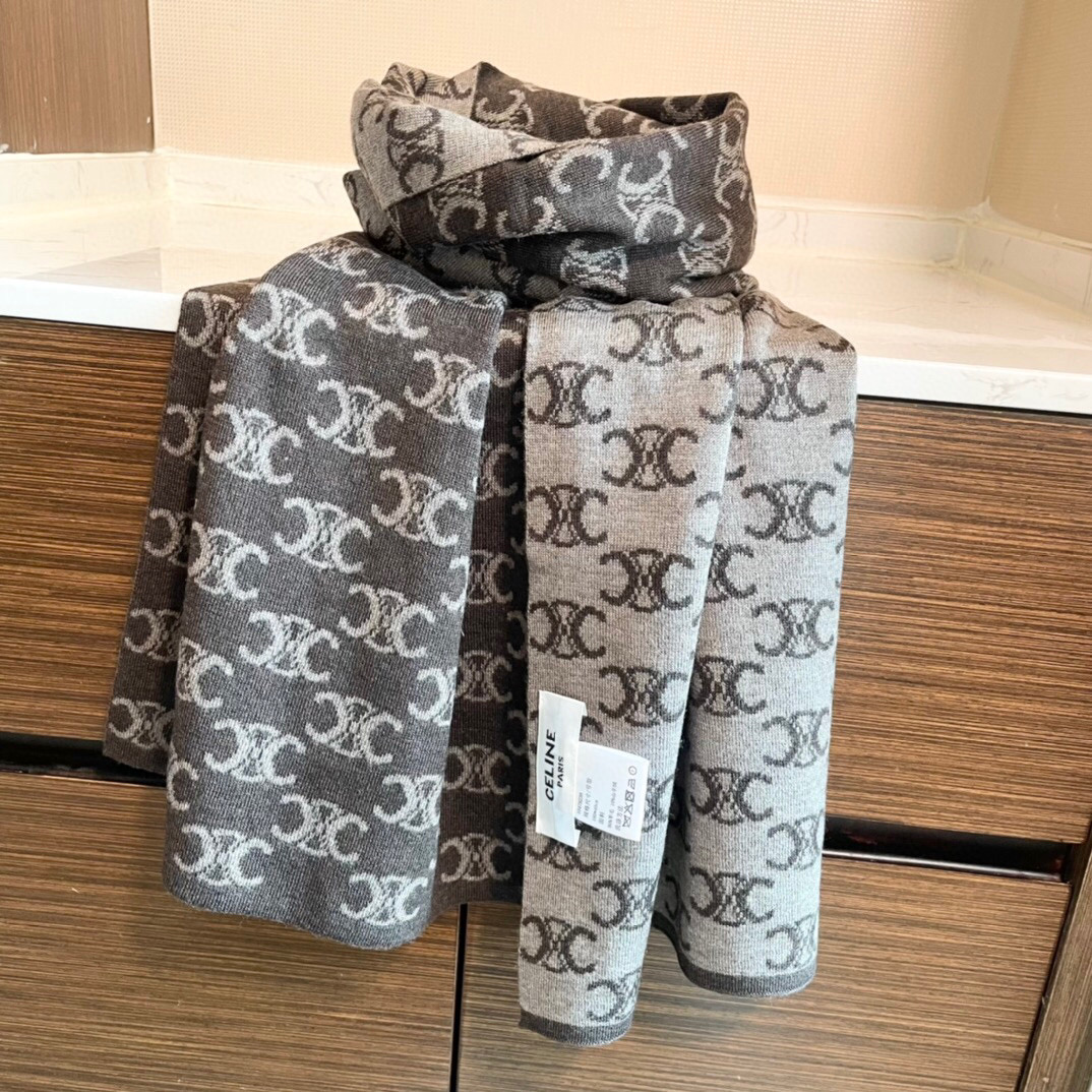 Stylish Celine Bouquet Knitted Scarf: Advanced, Atmospheric, and Acceptable Design - 图片 4
