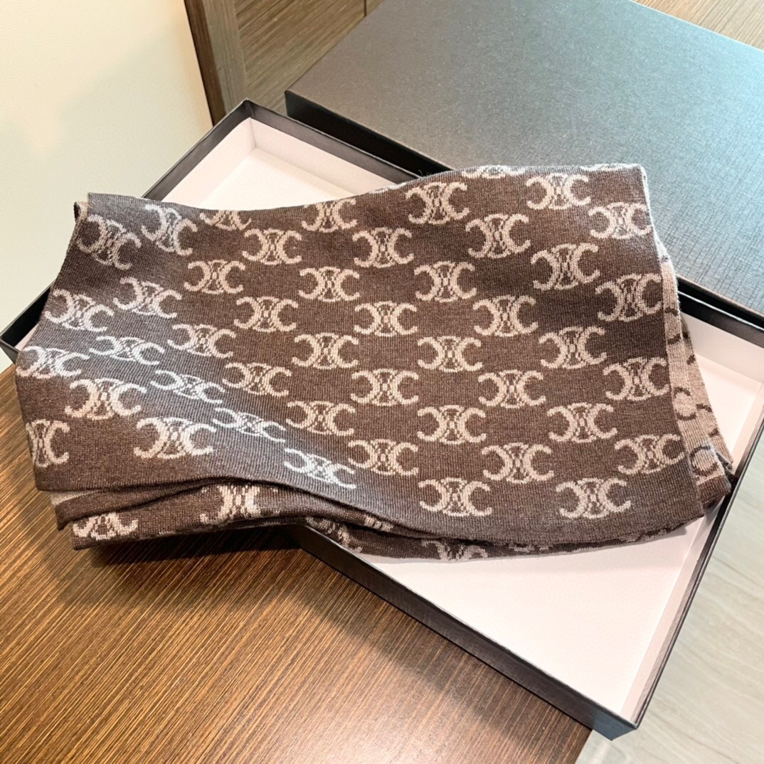 Stylish Celine Bouquet Knitted Scarf: Advanced, Atmospheric, and Acceptable Design - 图片 2