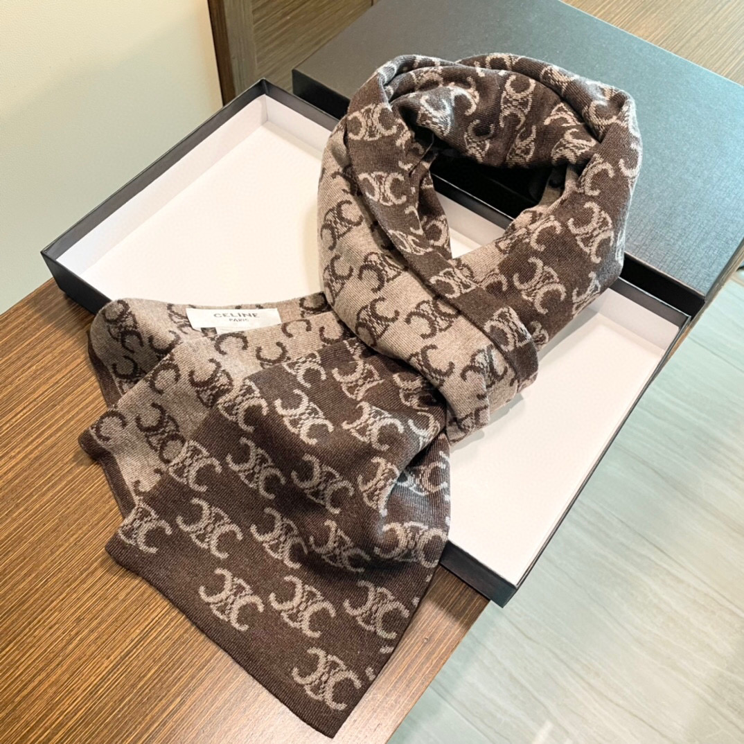 Stylish Celine Bouquet Knitted Scarf: Advanced, Atmospheric, and Acceptable Design - 图片 5