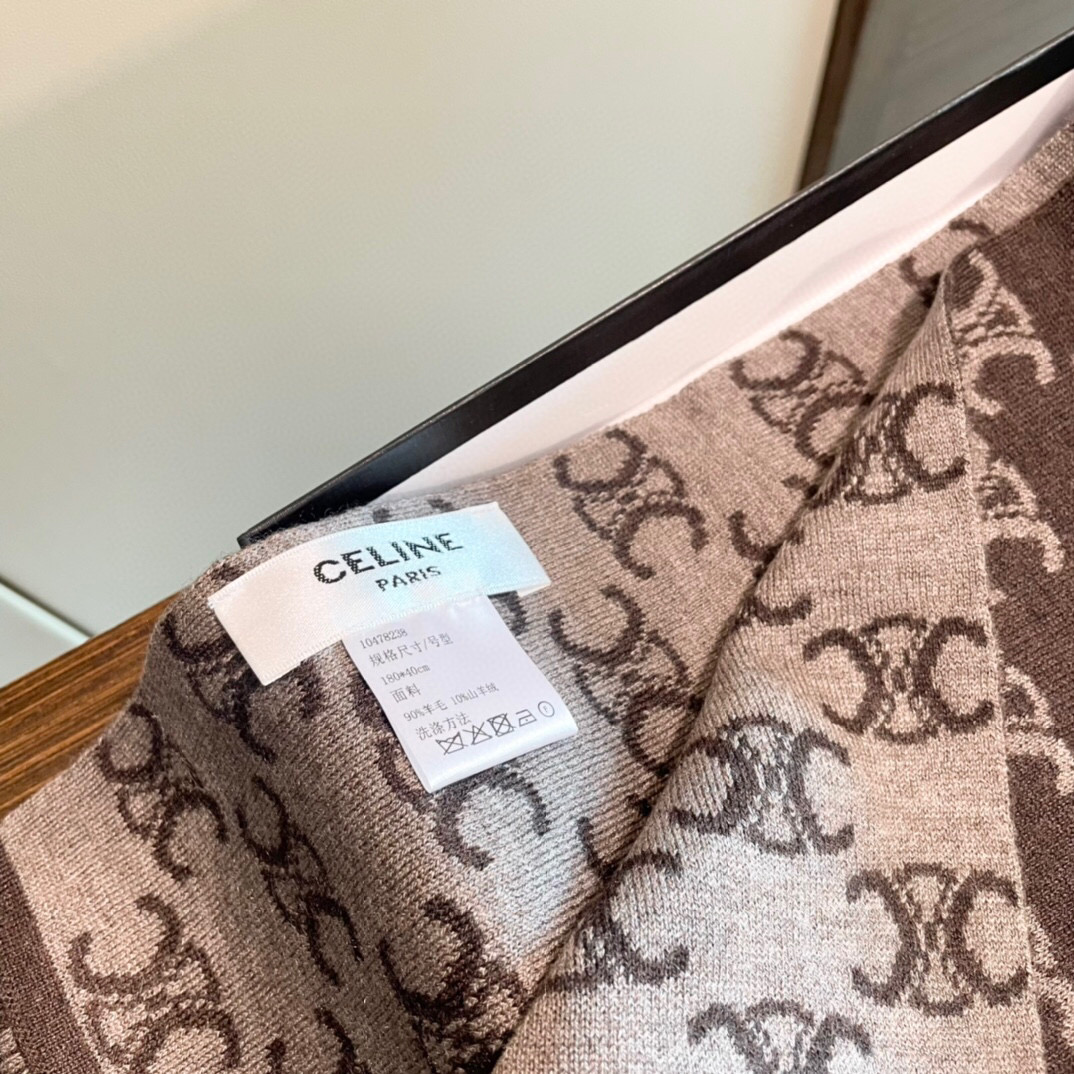 Stylish Celine Bouquet Knitted Scarf: Advanced, Atmospheric, and Acceptable Design - 图片 9